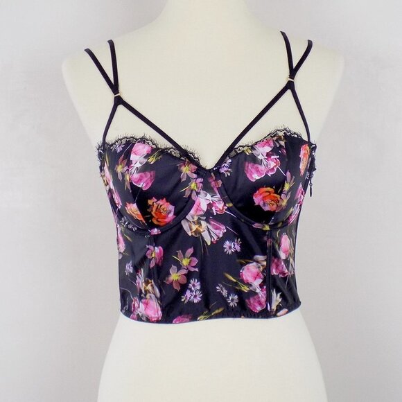 nwt Victoria's Secret very sexy bustier crop top corset lace - Picture 1 of 10